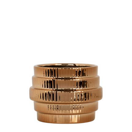 Kolibri Home | Allure Empire Shiny sierpot - Brons - Ø6cm