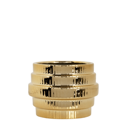 Kolibri Home | Allure Empire Shiny sierpot - Goud - Ø6cm