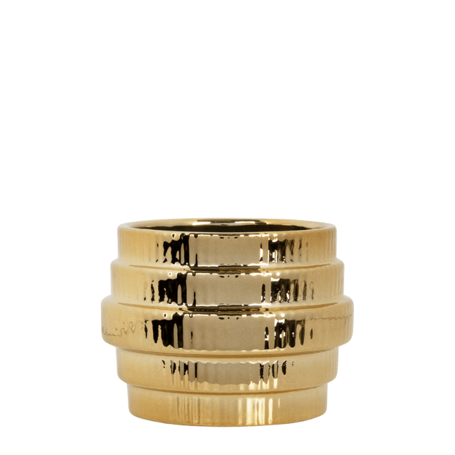Kolibri Home | Allure Empire Shiny blomkruka - Guld - Ø6cm
