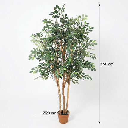 Sztuczna roślina Ficus Exotica - ↕150 cm