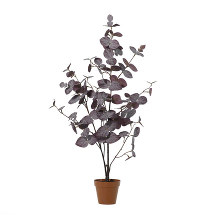 Pianta artificiale di eucalipto viola - ↕86cm