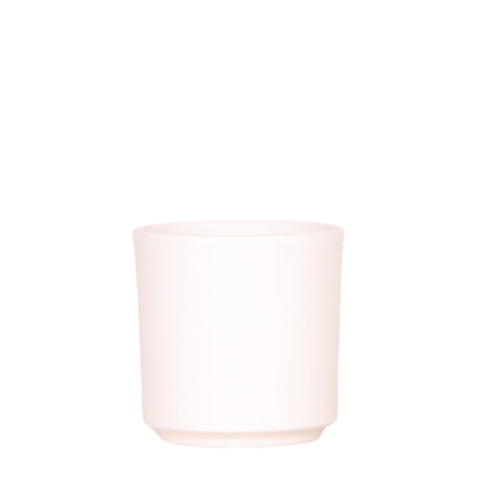 Kolibri Home | Doniczka Simplicity - Ceramiczna doniczka dekoracyjna - Biała - 9 cm