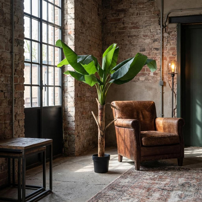 Kunstplant Bananenplant Musa - ↕150cm