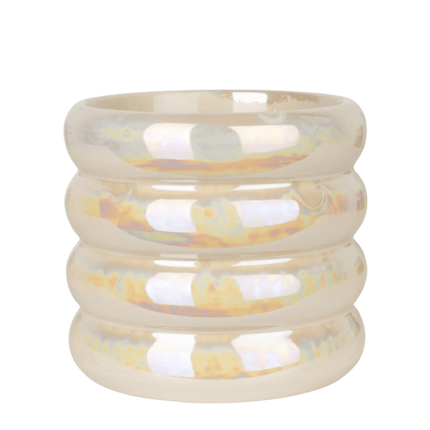 Kolibri Home | Glow sierpot - Travertine - Ø9cm