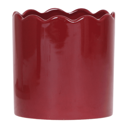 Kolibri Home | Curve sierpot - Rood - Ø12cm