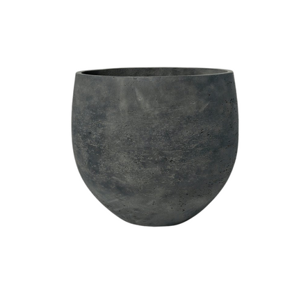 Maceta Orb negra lavada - D39 x H35
