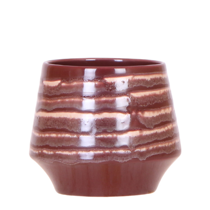 Kolibri Home | Moonstone Burgundy decorative pot - Ø9cm