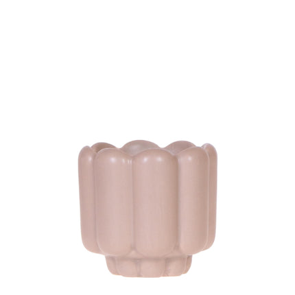Kolibri Home | Doniczka dekoracyjna w stylu retro - Piasek - Ø6 cm