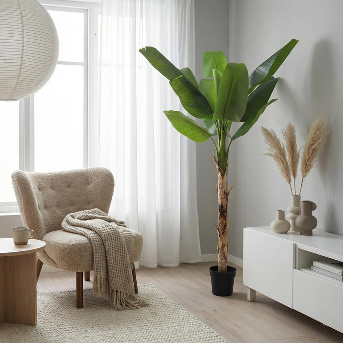 Kunstplant Bananenplant Musa - ↕190cm