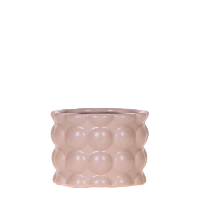 Kolibri Home | Maceta decorativa de algodón - Arena - Ø6cm