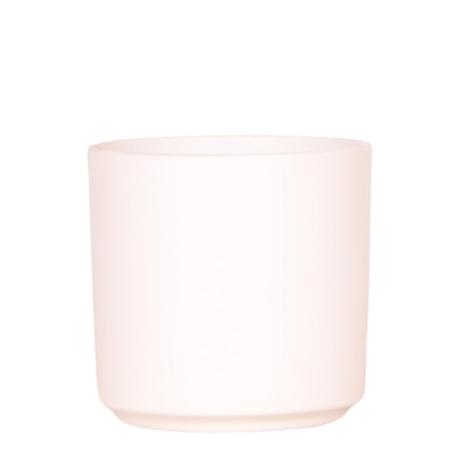 Kolibri Home | Maceta Simplicity - Maceta decorativa de cerámica - Blanca - 12 cm