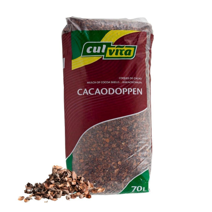 Cacaodoppen Culvita - 70 Liter - Cacao geurende bodembedekker - Organische bodemverbeteraar
