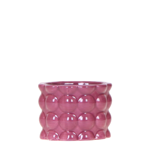 Kolibri Home | Maceta decorativa Cotton Shine - Morada - Ø6cm