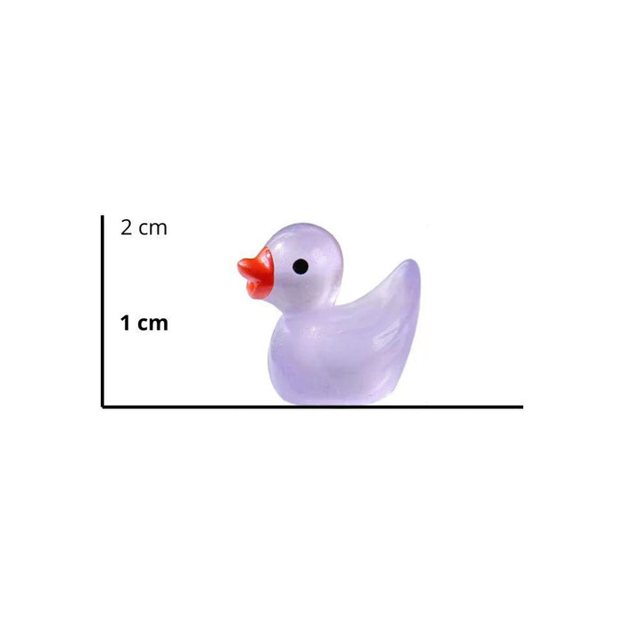 Glow in the dark - Ducks - Multi - ↑ 2 cm - 7 stuks