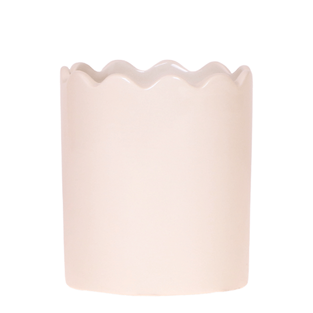 Kolibri Home | Curve sierpot - Wit - Ø9cm