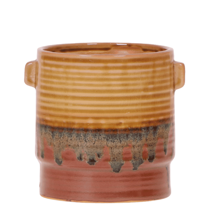 Kolibri Home | Sunset sierpot - Geel - Ø9 cm