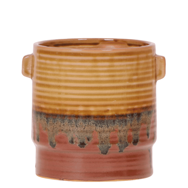 Kolibri Home | Sunset sierpot - Geel - Ø9 cm