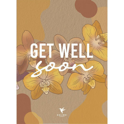 Get well soon plant gift | Lausanne orchid with pot, card & gift bag
