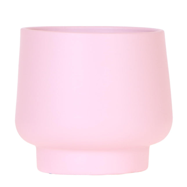 Kolibri Home | Maceta escandinava amarilla - rosa - ⌀12cm