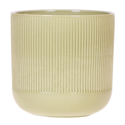 Kolibri Home | Maceta decorativa Flare - Verde - Ø12cm