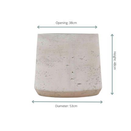 Aniek Cement Pot - D53 x H48