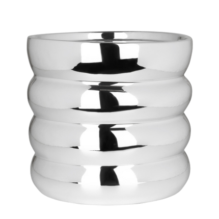 Kolibri Home | Glow sierpot - Zilver - Ø12cm