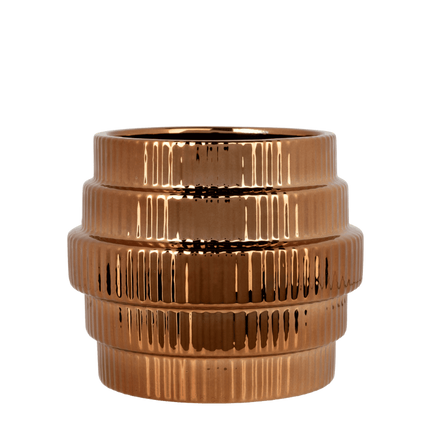 Kolibri Home | Allure Empire Shiny sierpot - Brons - Ø9cm
