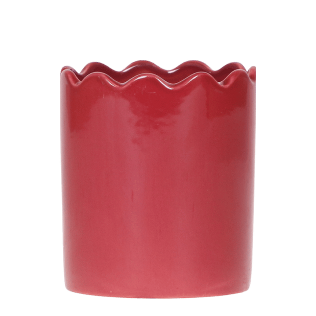 Kolibri Home | Curve sierpot - Rood - Ø9cm