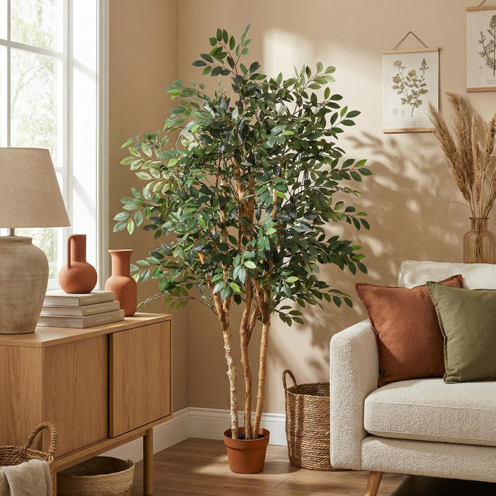 Kunstplant Ficus Exotica - ↕150cm