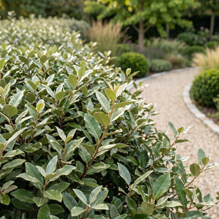 Eleagnus ebbingei Compacta - Olijfwilg - 16x Haagplanten - Groenblijvend - Grijs - Pot 9cm - Hoogte 25-35cm