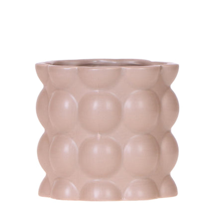 Kolibri Home | Doniczka dekoracyjna z bawełny - Piasek - Ø9 cm