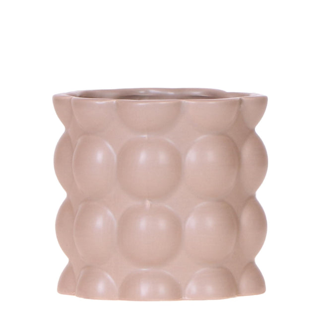 Kolibri Home | Maceta decorativa de algodón - Arena - Ø9cm