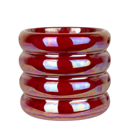Kolibri Home | Glow sierpot - Rood - Ø9cm
