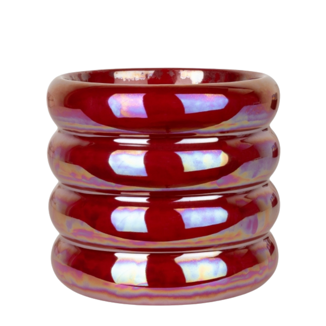 Kolibri Home | Glow sierpot - Rood - Ø9cm
