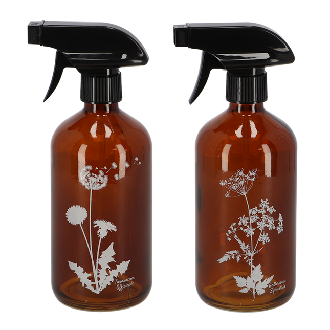 Pflanzensprüher - Sprühflasche für Wildblumen, braun, S