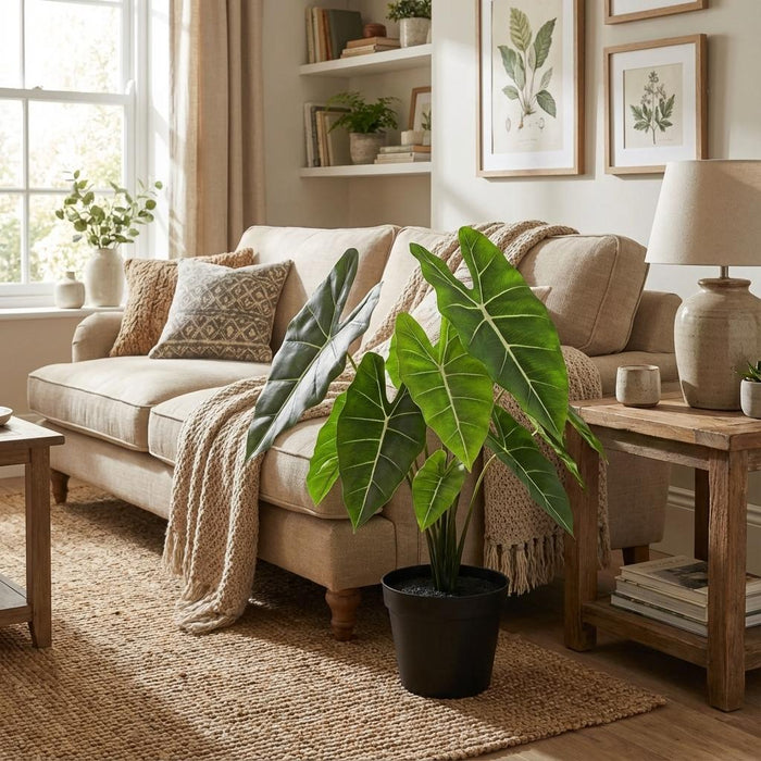 Kunstplant Alocasia Polly - ↕40cm