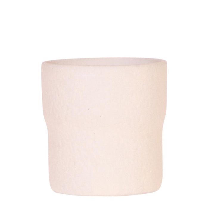 Kolibri Home | Rustic sierpot - White - Ø9cm