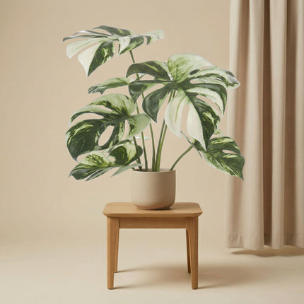 Artificial Monstera bush in pot - ↕40cm
