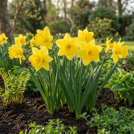 280x Narcissus Yellow - Bloembollen - Gele narcis - Geel - Voorjaarsbloeier - Bolmaat 10/12
