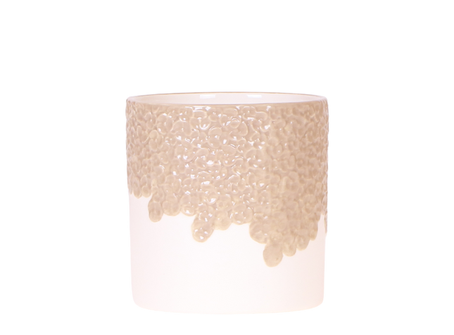Kolibri Home | Maceta decorativa Bloom - Arena - Ø9cm