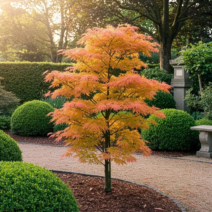 Japanse Esdoorn - Acer Palmatum Katsura - Oranje - ↕35cm - Ø12cm - 3x