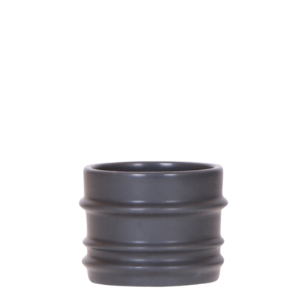 Kolibri Home | Mellow sierpot - Zwart - Ø6cm