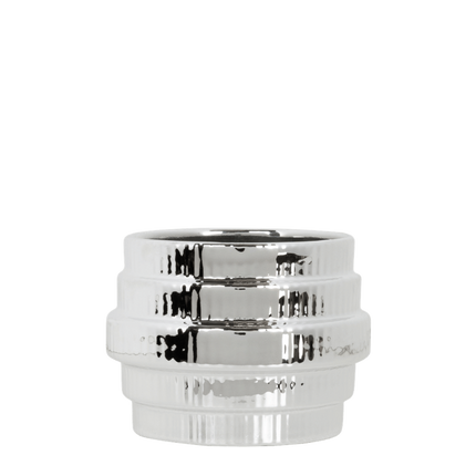 Kolibri Home | Allure Empire Shiny sierpot - Zilver - Ø6cm
