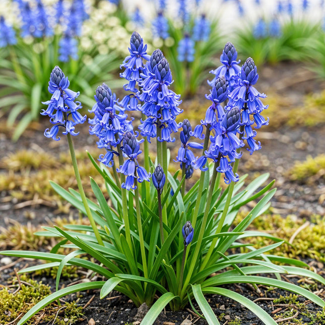 Bulbi di fiori - Hyacinthoides non Scripta - Colore Blu - 20 pezzi - Dimensione bulbo 7/8 - Confezione XXL