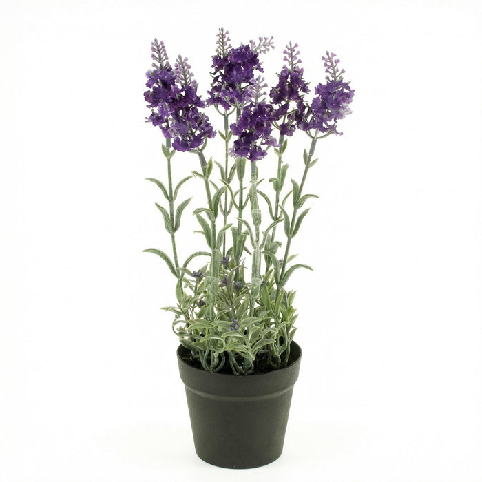 Lavande artificielle en pot - ↕28 cm