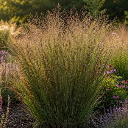 Panicum virgatum ‘Rotstrahlbusch’ – Vingergras - Ø12cm - 6x