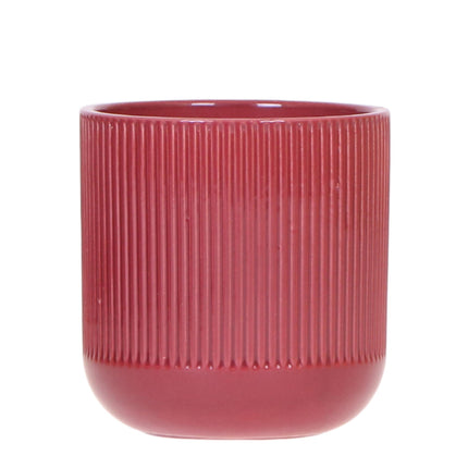 Kolibri Home | Maceta decorativa Flare - Roja - Ø9cm