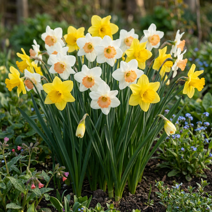 40x Narcissus mix - Bloembollen - Narcissen mix - Diversen - Voorjaarsbloeier - Bolmaat 10/12