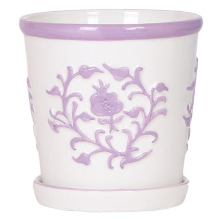 Kolibri Home I Doniczka Malaga - Liliowa - Ø12cm