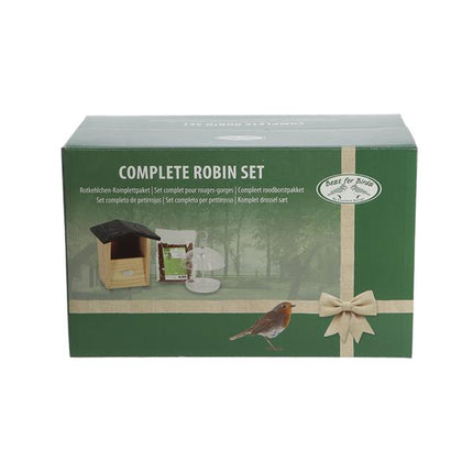 Pack Robin - Nichoir et nourriture pour oiseaux - Accessoires de jardin